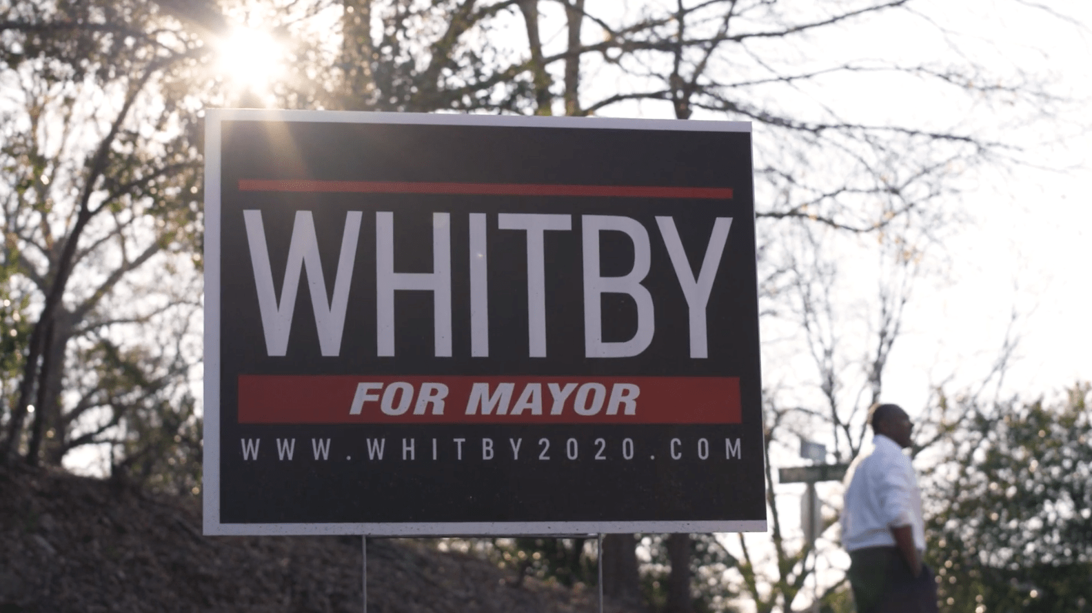 Cliff Whitby for Mayor Sign